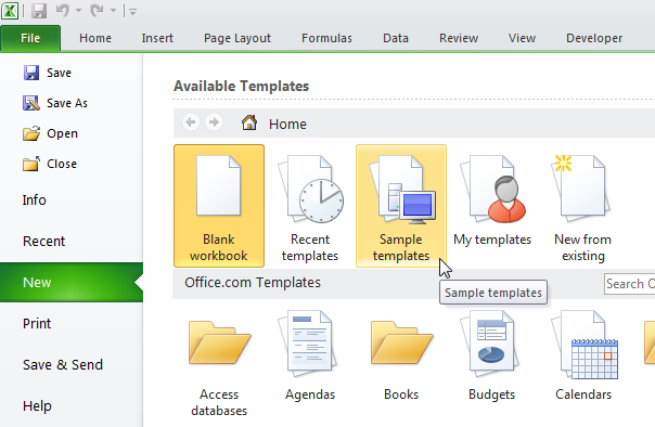 Hướng dẫn cách sử dụng Templates trong Excel