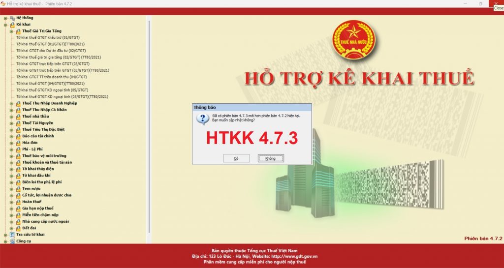 Download HTKK 4.7.3 ngày 17/03/2022 mới nhất